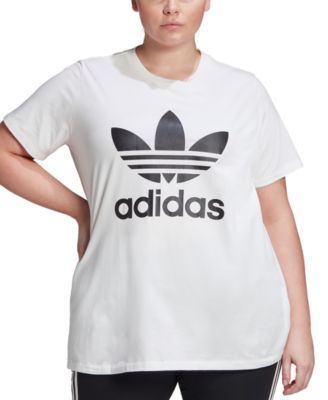 adidas Plus Size Trefoil T-Shirt ...
